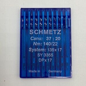Schmetz Insustrial Needles 150 Count Made in Germany CANU: 37:20 NM: 140/22